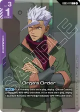Orga's Order (Premium Card Collection Gundam Assemble) (GD03-117_p1)